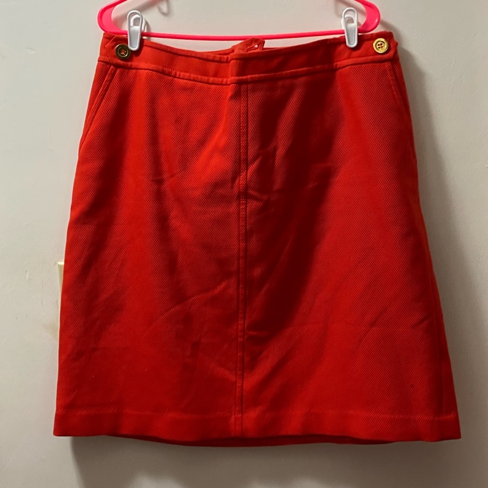 Brilliant Orange Talbots pencil skirt  🍊 size 16w